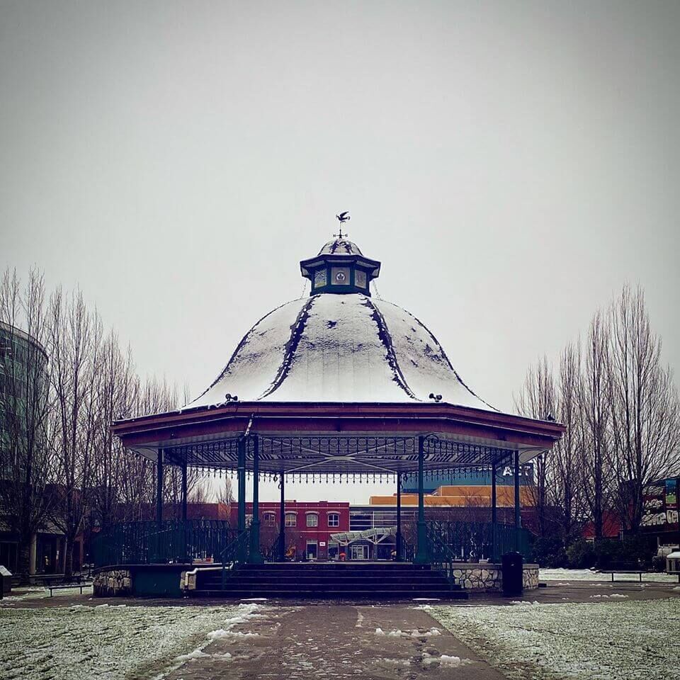 Bandstand in Memorial Peace Park